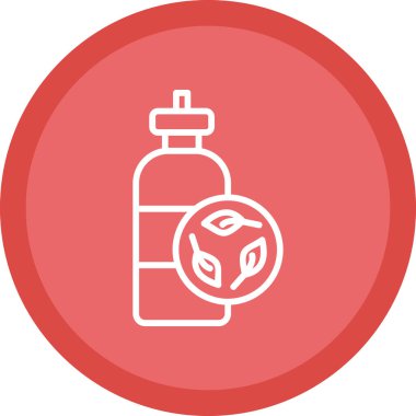 Şişe. Web simgesi basit illüstrasyon