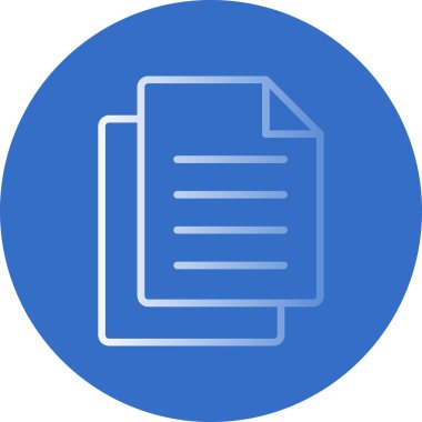 Belge. Web simgesi basit illüstrasyon 