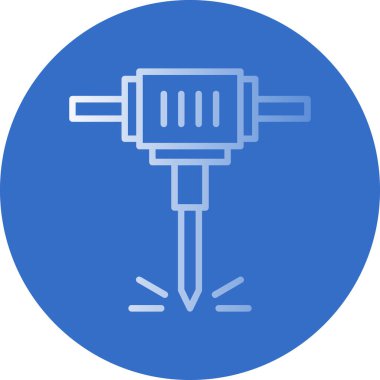 Modern matkap simgesinin vektör illüstrasyonu