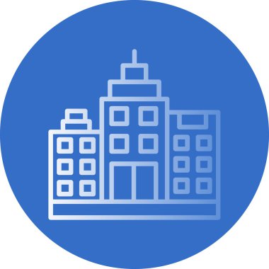 modern yapı web simgesi, vektör illüstrasyonu