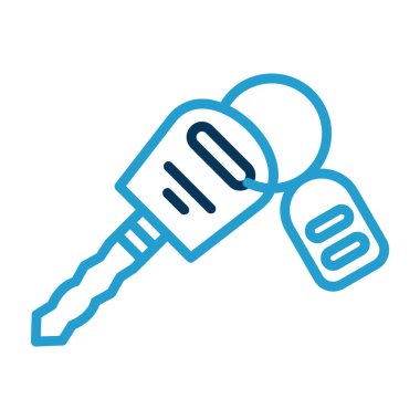 Anahtar. Web simgesi basit illüstrasyon