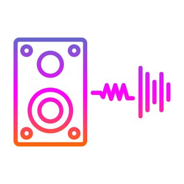 Müzik simgesinin vektör illüstrasyonu