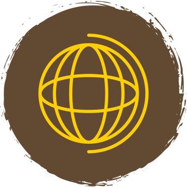 Yeryüzü ikonu vektör illüstrasyonuName                   