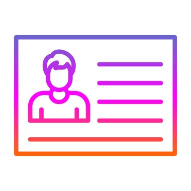 Kağıt simgesi vektör illüstrasyonlu adam