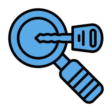 anahtar anahtar simgesi. anahtar vektör simgesi rengini izole et