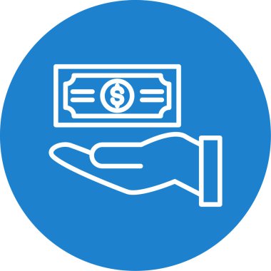 Bağış simgesi, vektör illüstrasyonu, yardım konsepti 