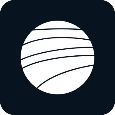 gezegen simgesi soyut bir grupta izole edildi