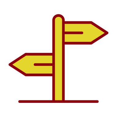 yön işareti vektör illüstrasyonuName