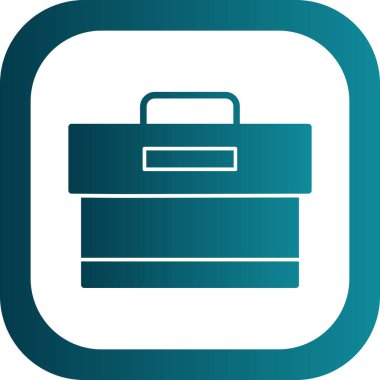 Çanta. Web simgesi basit tasarım