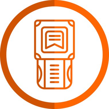 Modern bir simgenin vektör illüstrasyonu