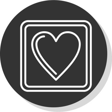  kalp simgesi, vektör illüstrasyonu, tasarım ögesi