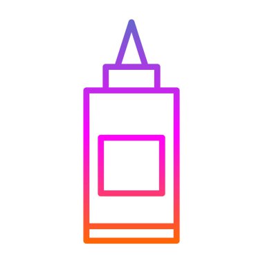 Yapıştırıcı ağ simgesi, vektör illüstrasyonu 