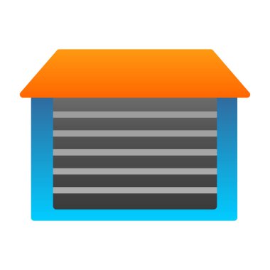 garaj simgesi vektör illüstrasyonu