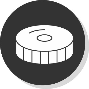 Yiyecek ve içecek ikonunun vektör çizimi. Web için yiyecek ve siyah stok sembolü koleksiyonu.