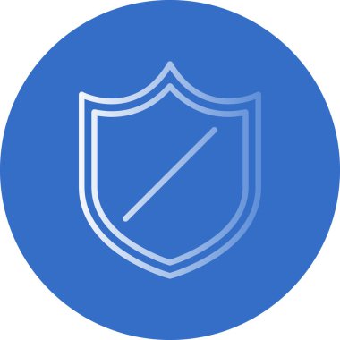 kalkan simgesi web basit illüstrasyon