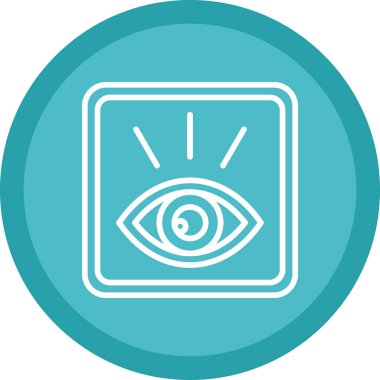 göz vektör simgesi modern basit illüstrasyon