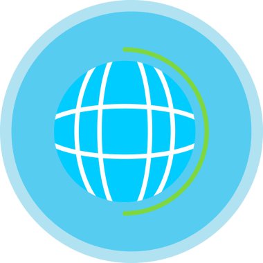 Yeryüzü ikonu vektör illüstrasyonuName                   