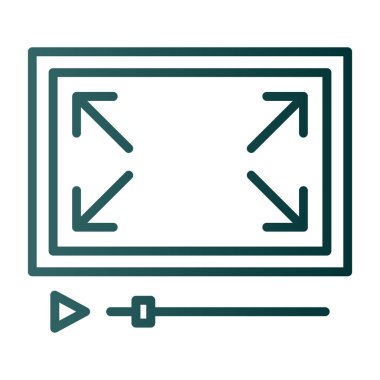 seo modern simgesinin vektör illüstrasyonu