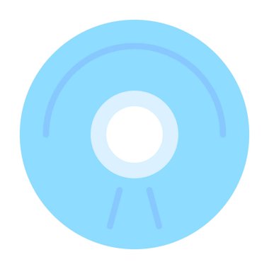 CD mi? Web simgesi basit illüstrasyon