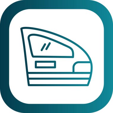 Benzersiz araç gösterge paneli vektör simgesi