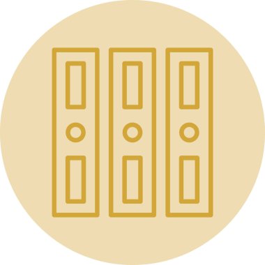 kapı simgesi vektör illüstrasyonu