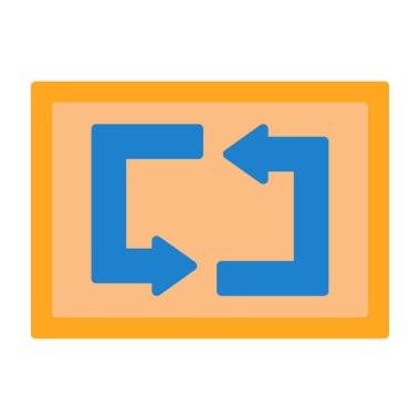 Web simgesi, vektör illüstrasyonunu tekrarla