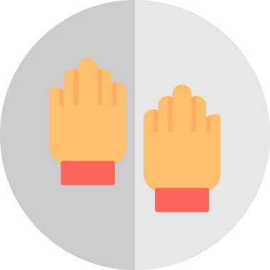 jest el simgesi vektör illüstrasyonu