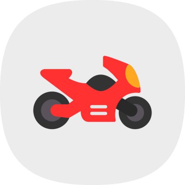 motosiklet web simgesi basit tasarım