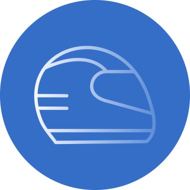 Kask simge yarış, illüstrasyon vektör 