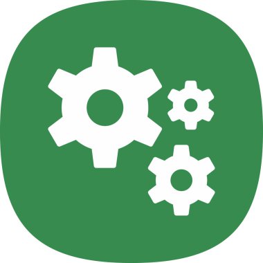 Gears'ı satırı vektör simgesi 