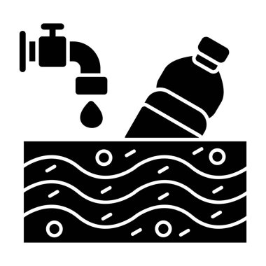 Su şişesi simgesi, taslak biçimi