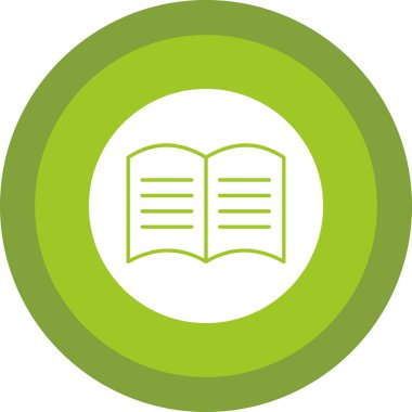 El kitabı simgesi vektör illüstrasyonu