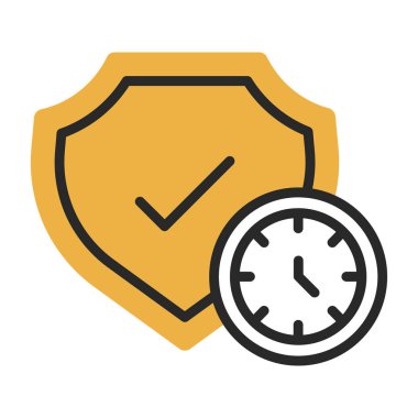 Alarm saat vektör simgesi