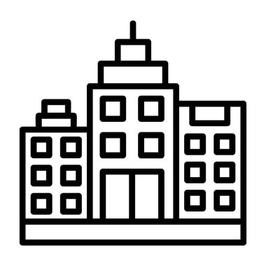 modern yapı web simgesi, vektör illüstrasyonu