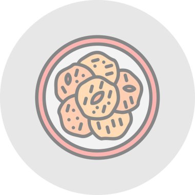 Modern simgenin vektör illüstrasyonu