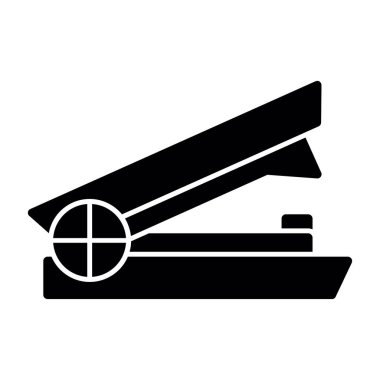 Stapler web simgesi, vektör illüstrasyonu 
