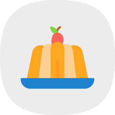 kabak düz simgesi, vektör, illüstrasyon