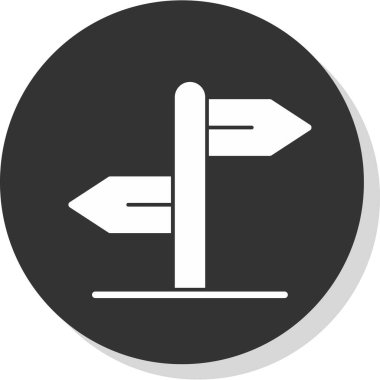 yön işareti vektör illüstrasyonuName