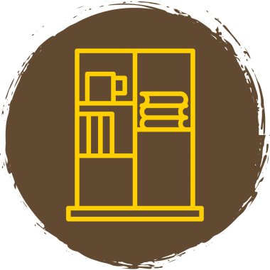 Kitap Davası ikon vektör illüstrasyonu