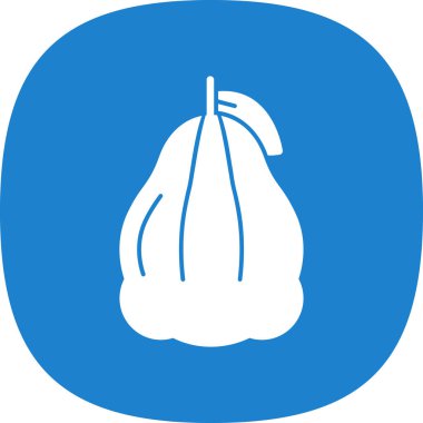 Sarımsak. Web simgesi basit illüstrasyon