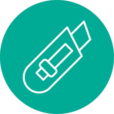 Kağıt Kesicisi ikon vektör illüstrasyonu