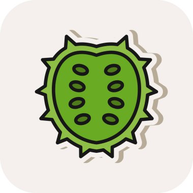 Virüs simgesinin vektör illüstrasyonu