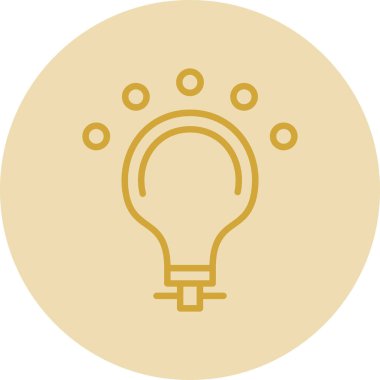 Işık. Web simgesi basit illüstrasyon