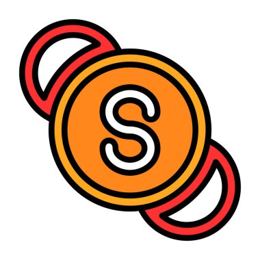 S harfinin vektör çizimi