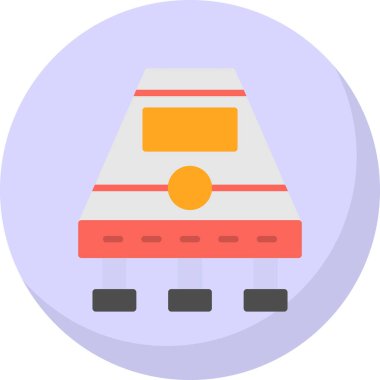 uzay gemisi kapsülü ikon vektör çizimi