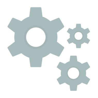 Gears'ı satırı vektör simgesi 