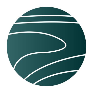 güzel dalga sembolü vektör simgesi