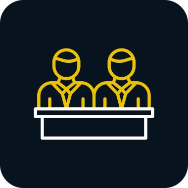 Bir arkaplanda simge vektör illüstrasyonu