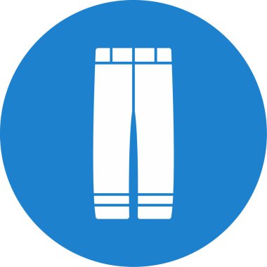 Pantolon. Web simgesi basit illüstrasyon