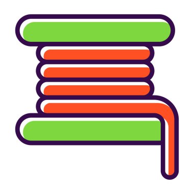 Kitaplar. Web simgesi basit illüstrasyon